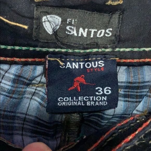 Internation Jeans Santous Style Jeans Size 36 Button Fly Inseam 26 Short - Picture 5 of 11
